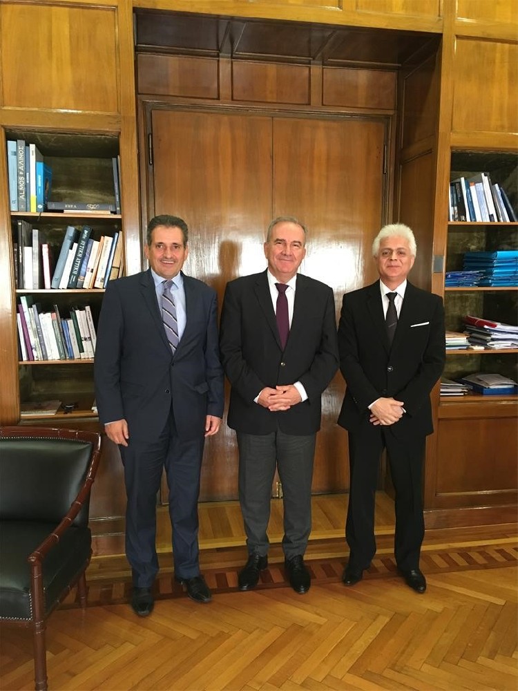 Meeting with the Greek Minister of Industry and Commerce