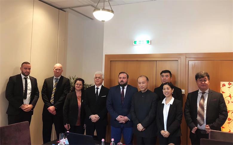 Held a Belt and Road cooperation meeting with the Albanian Deputy Minister and team